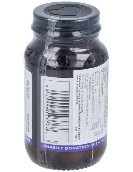 Viridian Beta Glucano 250Mg Plus Vit C D %26 Zinc 30Caps
