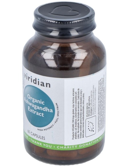 Viridian Extracto De Ashwagandha 60Caps