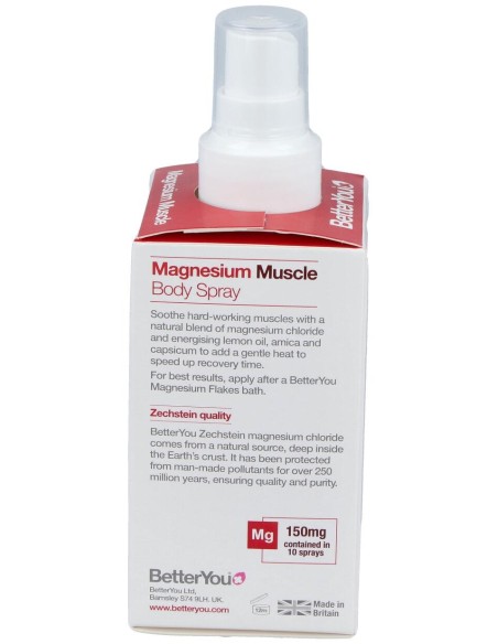 Betteryou Magnesio Musculo Spray Corporal 100Ml
