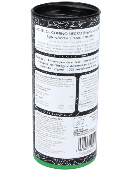 Aceite De Comino Negro 200Ml. Bio