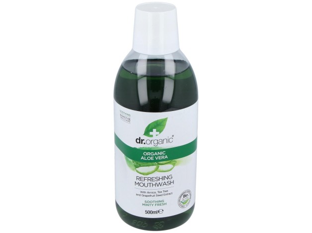 Enjuague Bucal Aloe Vera Organico 500Ml.