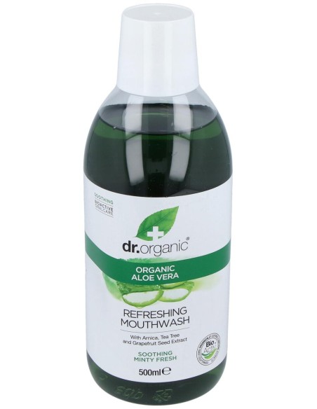 Enjuague Bucal Aloe Vera Organico 500Ml.