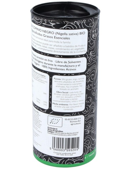 Aceite De Comino Negro 200Ml. Bio