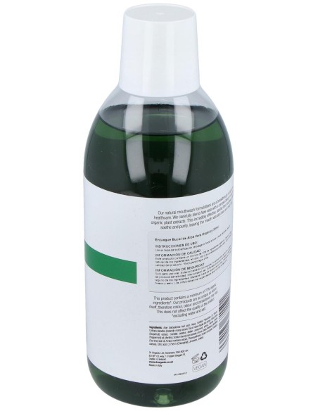 Enjuague Bucal Aloe Vera Organico 500Ml.