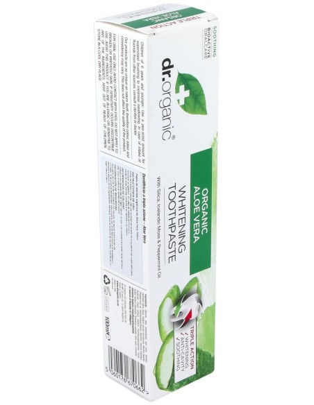 Pasta De Dientes Aloe Vera Organico 100Ml.