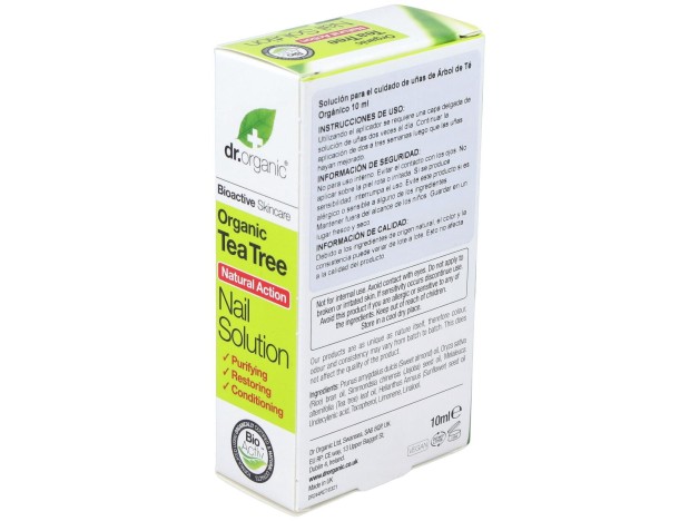 Bioactive Organic Tea Tree Solución Para Uñas...