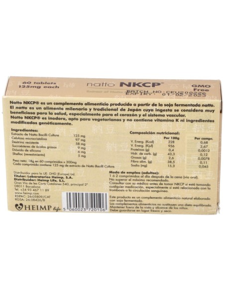 Natto Nkcp 60Comp.