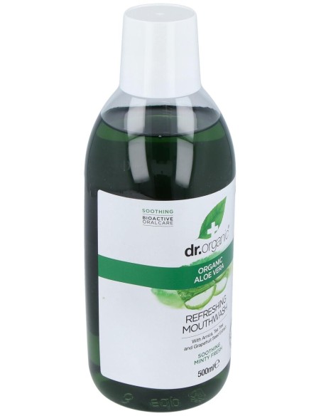 Enjuague Bucal Aloe Vera Organico 500Ml.