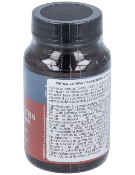 Terranova Mirtilo Luteína Y Astaxantina Complex 50 Cápsulas
