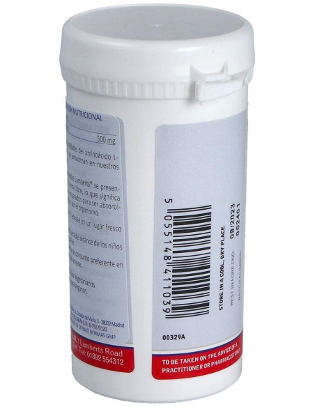 Lamberts L Glutamina 500 Mg90 Cap