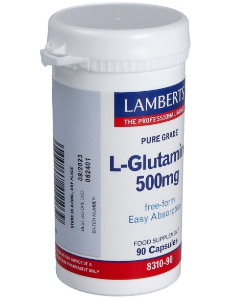 Lamberts L Glutamina 500 Mg90 Cap