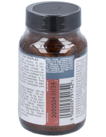 Terranova Ortiga Licopeno Y Zinc Complex 50 Cápsulas