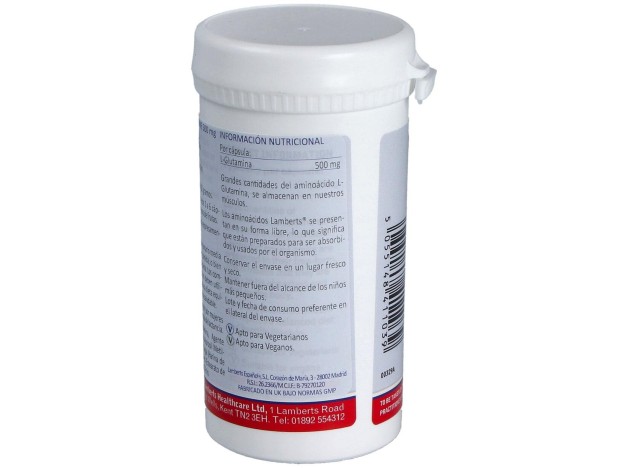 Lamberts L Glutamina 500 Mg90 Cap