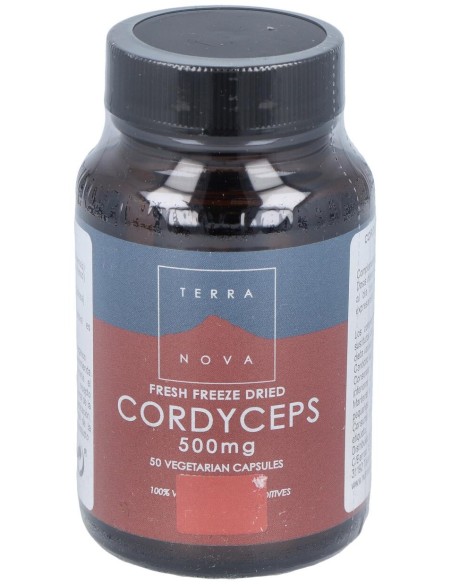 Terranova Córdiceps 500 Mg (Cordyceps Sinensis) 50 Cápsulas