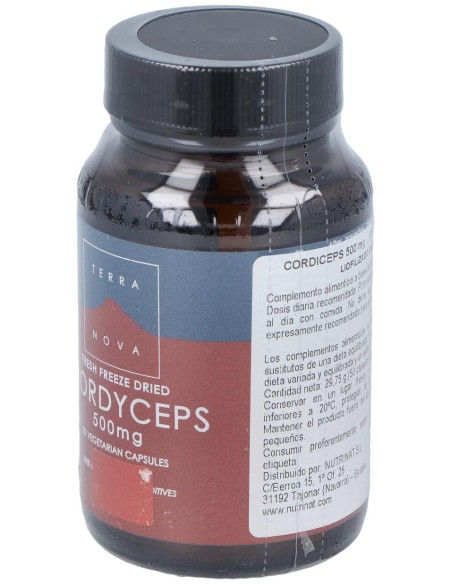 Terranova Córdiceps 500 Mg (Cordyceps Sinensis) 50 Cápsulas