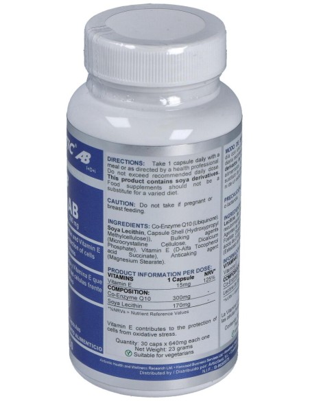 Airbiotic® Ab Co-Enzima Q10 30Cáps