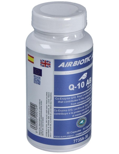 Airbiotic® Ab Co-Enzima Q10 30Cáps