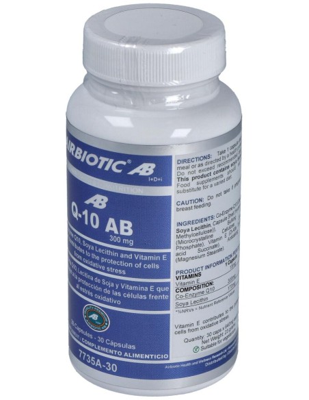 Airbiotic® Ab Co-Enzima Q10 30Cáps