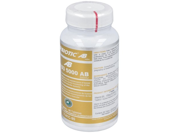 Airbiotic® Ab Vitamina D3 125Mg 90 Tabletas