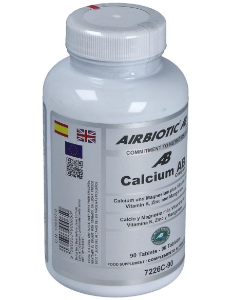 Airbiotic® Ab Calcium Complex 90 Tabletas