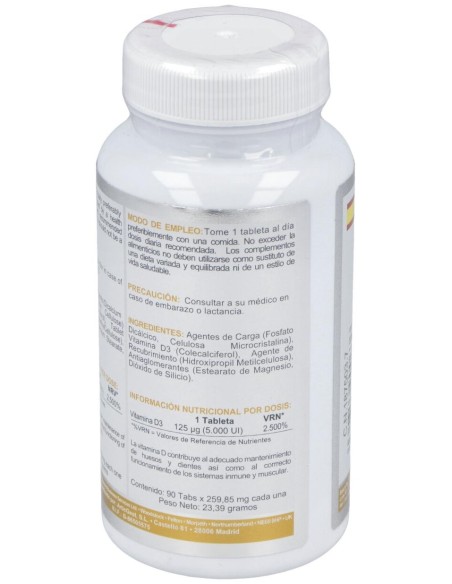 Airbiotic® Ab Vitamina D3 125Mg 90 Tabletas