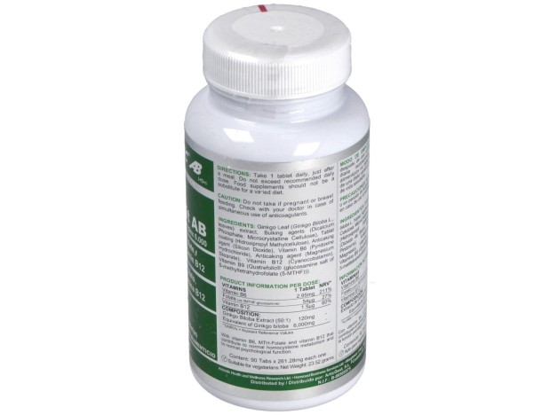 Airbiotic Ginkgo-Vit Ab Complex 6.000 90 Tabletas