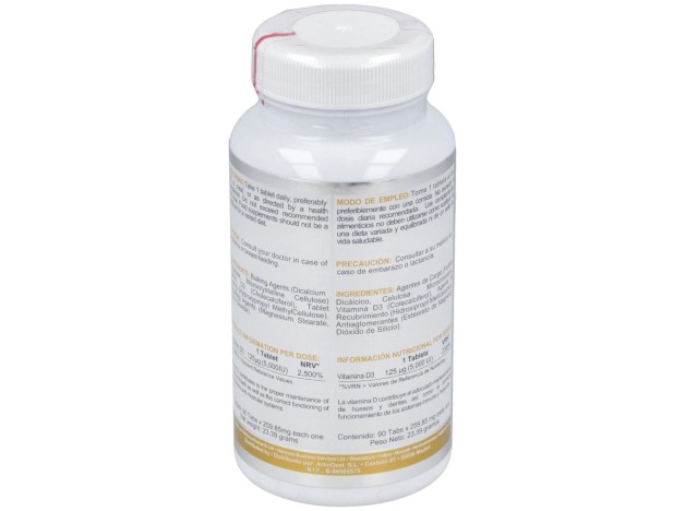 Airbiotic® Ab Vitamina D3 125Mg 90 Tabletas