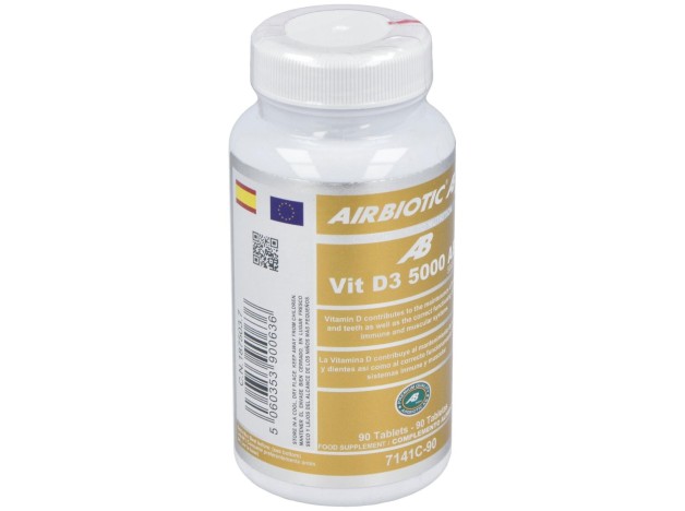 Airbiotic® Ab Vitamina D3 125Mg 90 Tabletas