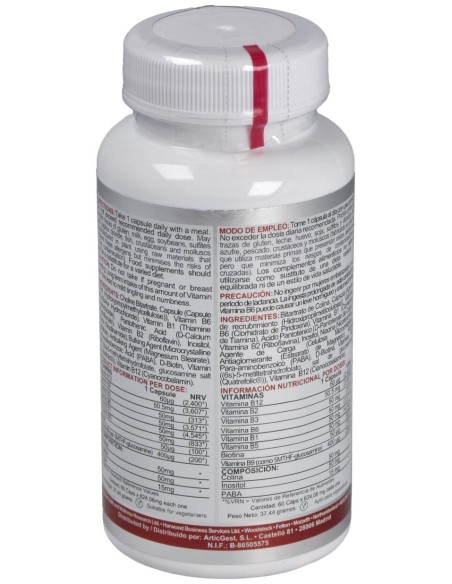 Airbiotic Vit B-50 Ab Complex 60 Cápsulas