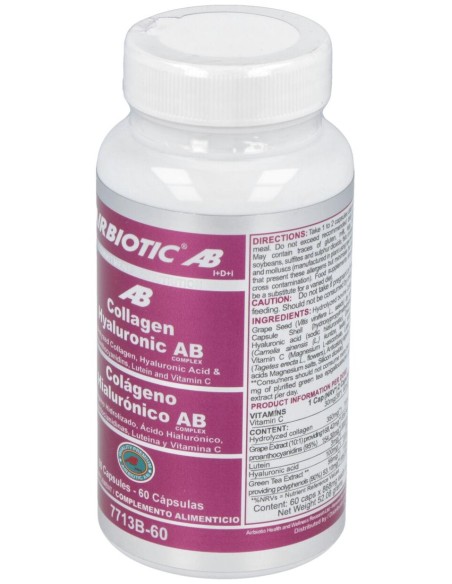 Airbiotic Colágeno Hialurónico Ab Complex 60 Cápsulas