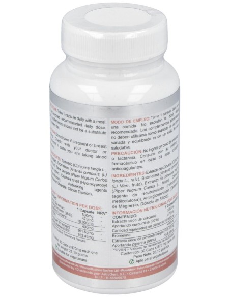 Airbiotic Curcuma Ab Complex 10.000 Mg 30 Cápsulas