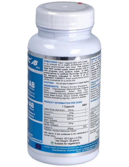 Airbiotic Lutein Ab Complex 60 Cápsulas