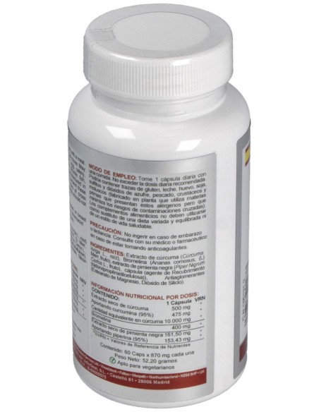 Airbiotic Cúrcuma Ab Complex 10.000 Mg 60 Cápsulas