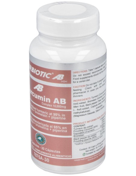Airbiotic Curcuma Ab Complex 10.000 Mg 30 Cápsulas