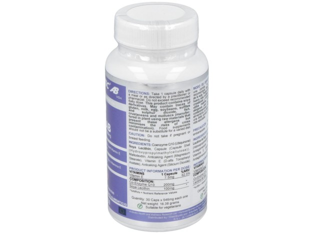 Airbiotic Q-10 Ab Complex 200 Mg 30 Cápsulas