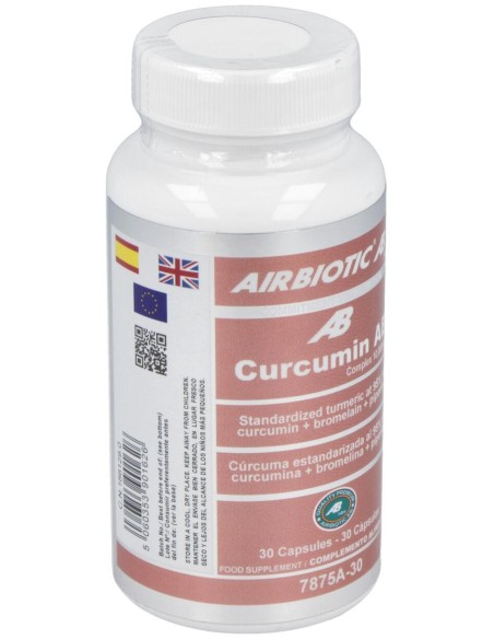 Airbiotic Curcuma Ab Complex 10.000 Mg 30 Cápsulas