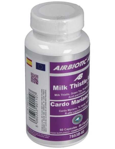 Airbiotic Cardo Mariano Ab Complex 60 Cápsulas