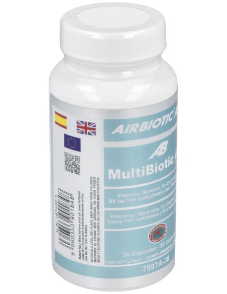Airbiotic Multibiotic Complex Multinutriente 30Caps