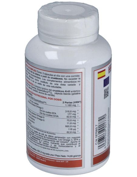 Airbiotic Krillbiotic Ab 590 Mg Ecoharvesting 90 Cápsulas