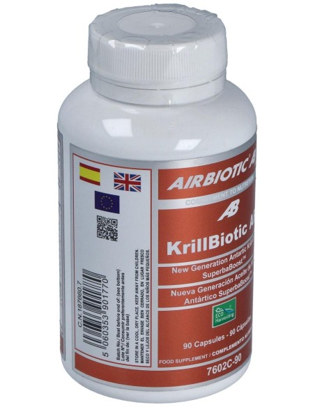 Airbiotic Krillbiotic Ab 590 Mg Ecoharvesting 90 Cápsulas