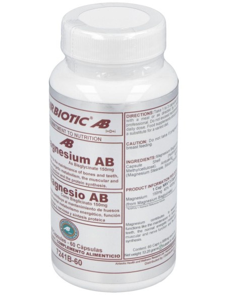 Magnesium Bisglicinato 150Mg. 60Cap.