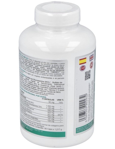 Airbiotic Glucosamine Max Ab Complex 90 Cápsulas