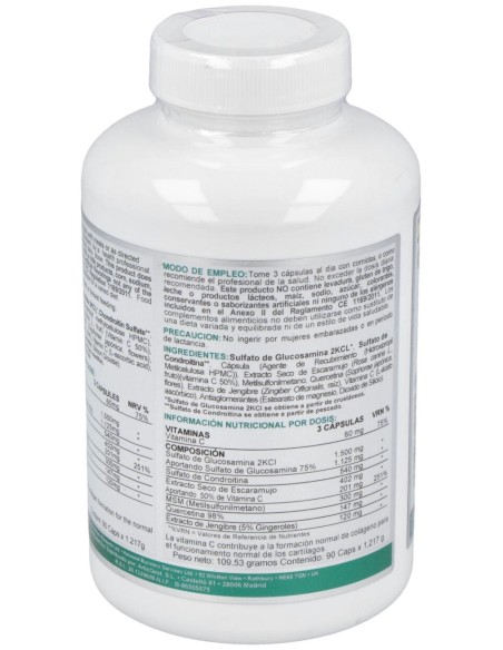 Airbiotic Glucosamine Max Ab Complex 90 Cápsulas