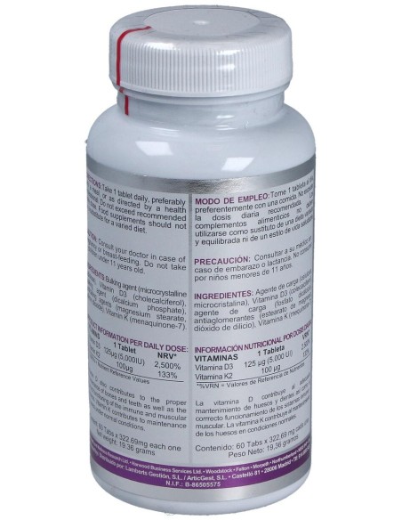 Airbiotic Vit D3 + K2 60Comp