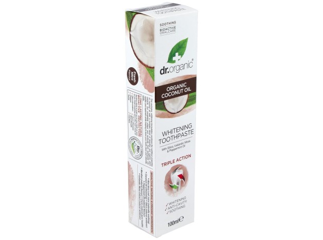 Pasta De Dientes Aceite De Coco Organico 100Ml.