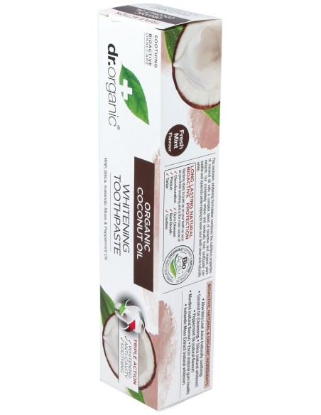 Pasta De Dientes Aceite De Coco Organico 100Ml.