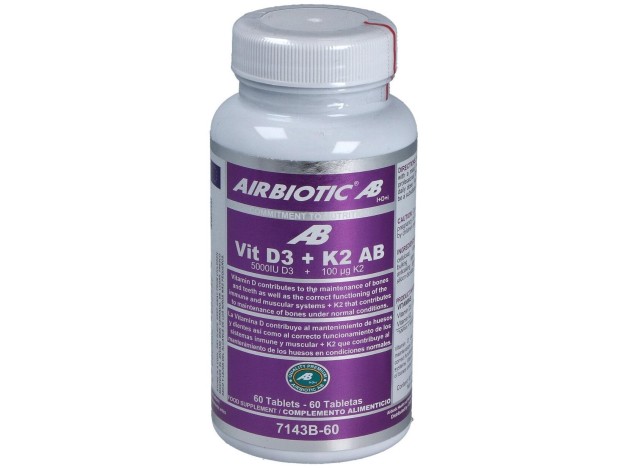Airbiotic Vit D3 + K2 60Comp