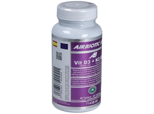 Airbiotic Vit D3 + K2 60Comp