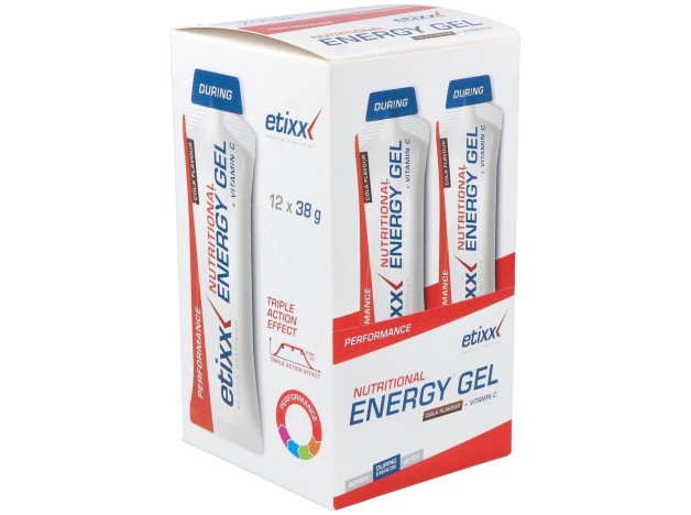 Etixx Nutritional Energy Gel Cola 12Uds