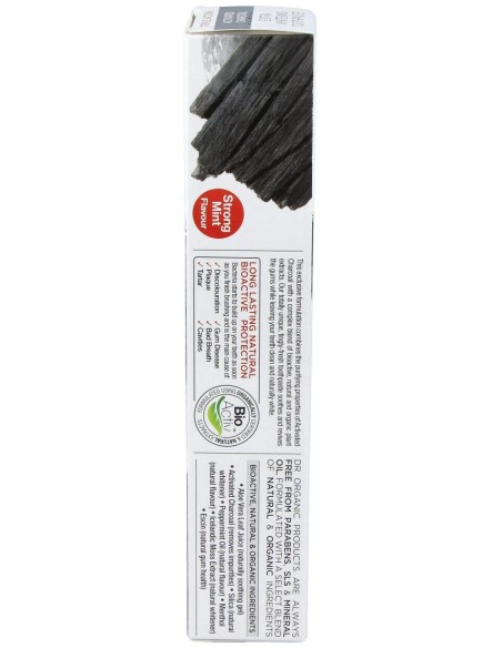 Dr.Organic Pasta De Dientes Carbón Activo 100Ml